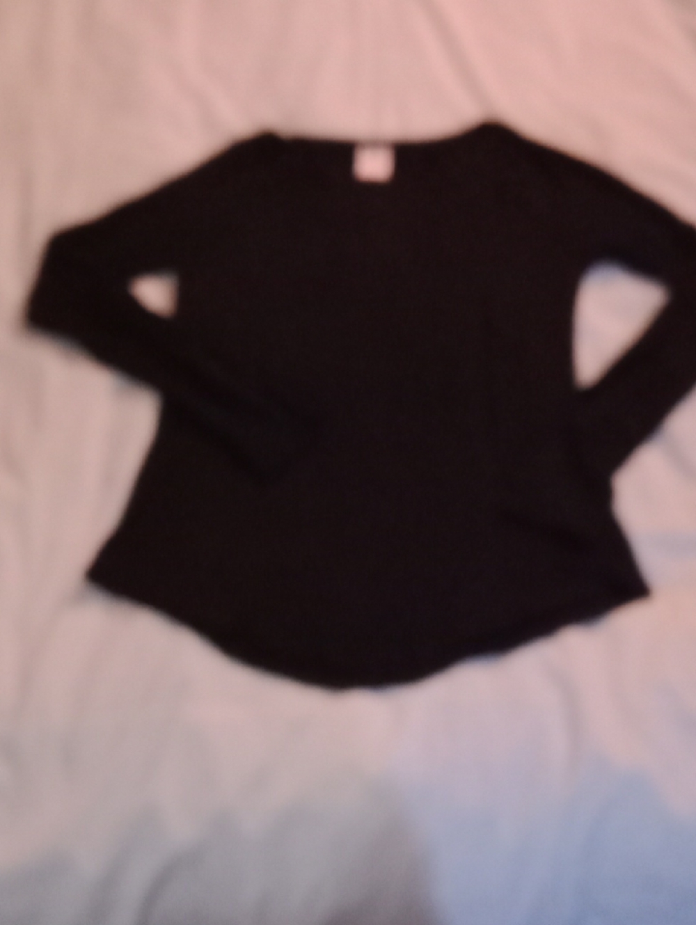 No Boundaries Black Crewneck Long Sleeve Top